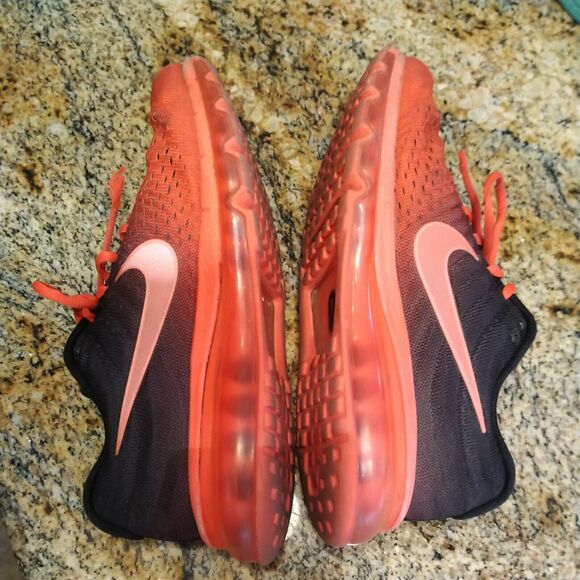 Nike Air Max 2017 Bright Crimson/Total Crimson/Black (849559-600) Men's Size 7.5 - Picture 6 of 12